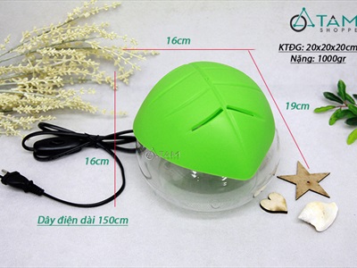 Máy khuếch tán tinh dầu chiếc lá Refreshener [Tặng tinh dầu] MKTTD-01