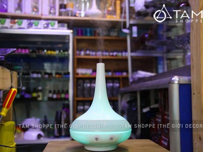 Máy khuếch tán tinh dầu giọt nước lớn phun khói ion [Tặng tinh dầu] MKTTD-02