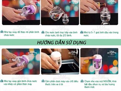 Máy phun sương tạo ẩm đầu điếu thuốc dành cho ô tô MPSTA-01