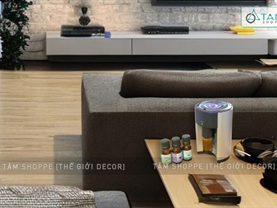 Máy phun tinh dầu nguyên chất trực tiếp không gian rộng 40m2 [Tặng tinh dầu]