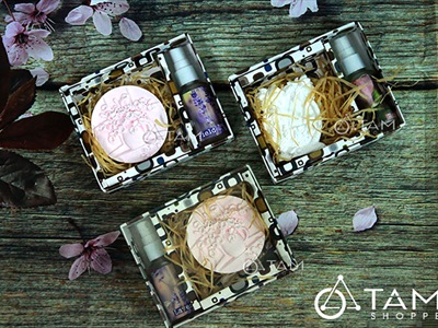 Set 01 miếng thạch cao tự tỏa hương + chai tinh dầu xịt 30ml