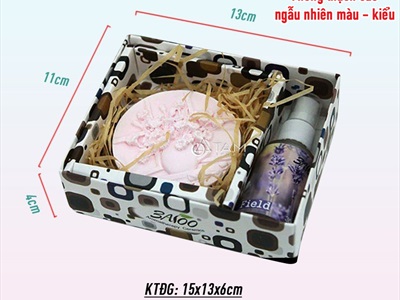Set 01 miếng thạch cao tự tỏa hương + chai tinh dầu xịt 30ml
