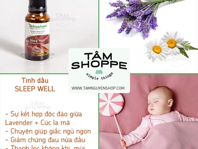Tinh dầu giúp ngủ ngon Sleep Well Refreshen 20ml