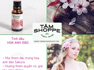 Tinh dầu Hoa Anh Đào Sakura Refreshen 20ml