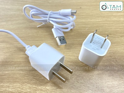 Củ sạc nhanh cổng USB 5V 1A - Dây cáp Type-C [Loại tốt] CUSAC-01