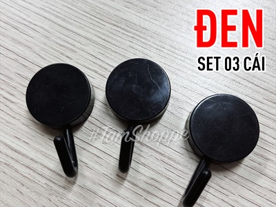 Set 03 móc dán tường Hàn Quốc chịu lực 2kg MOCDAN-01