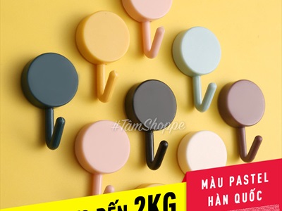 Set 03 móc dán tường Hàn Quốc chịu lực 2kg MOCDAN-01