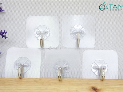 Set 05 móc dán tường chịu lực 20kg (chuẩn xịn) MOCDAN-02