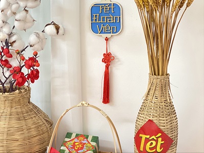 Bó lúa mạch khô trang trí 110gr (80-100 cành) HOAKHO-02