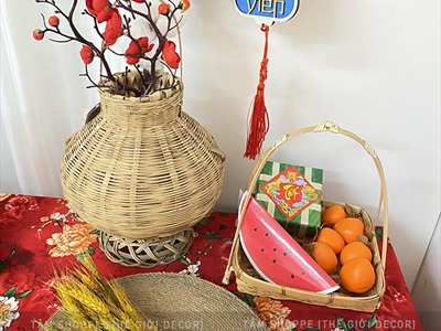 Bó lúa mạch khô trang trí 110gr (80-100 cành) HOAKHO-02
