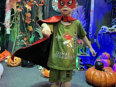 Set áo choàng + mặt nạ nỉ hoá trang siêu anh hùng cho bé [Vải 2 lớp - Nhiều kiểu] SPKHT-HLW-03