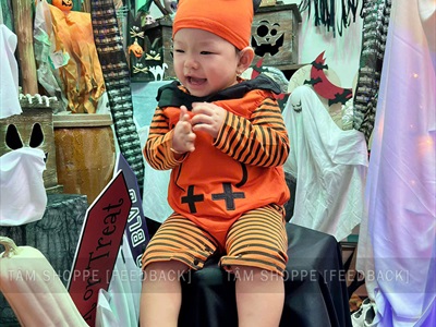 Bộ đồ hóa trang người dơi cam đen cho bé [Vải xịn - 85/90cm] BOHOATRANG-16