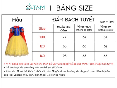 Bộ đồ hóa trang nàng Bạch Tuyết (Full phụ kiện) BOHOATRANG-11