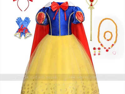 Bộ đồ hóa trang nàng Bạch Tuyết (Full phụ kiện) BOHOATRANG-11