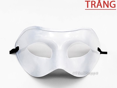 Mặt nạ nửa mặt đơn giản màu trơn tai bầu [Nửa mặt trên - nhiều màu] MATNA-116