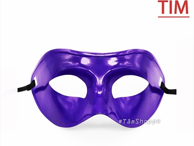 Mặt nạ nửa mặt đơn giản màu trơn tai bầu [Nửa mặt trên - nhiều màu] MATNA-116