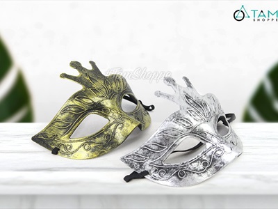 Mặt nạ nửa mặt Vintage vương miện nhỏ [Nửa mặt trên - Giả cổ] MATNA-108