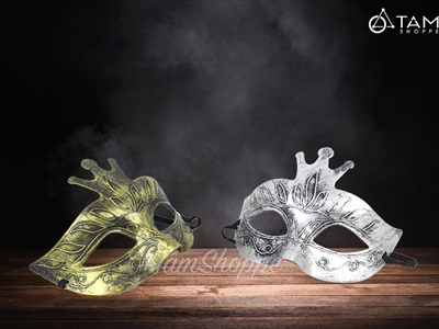 Mặt nạ nửa mặt Vintage vương miện nhỏ [Nửa mặt trên - Giả cổ] MATNA-108