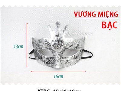 Mặt nạ nửa mặt Vintage vương miện nhỏ [Nửa mặt trên - Giả cổ] MATNA-108