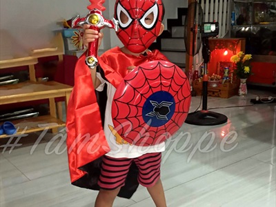 Mặt nạ siêu anh hùng nhựa cho bé [Nhiều kiểu - Led/ không led] MATNA-125