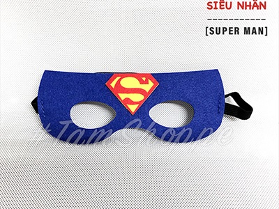 Mặt nạ siêu anh hùng vải nỉ cho bé [Nửa mặt - Mềm và êm] MATNA-124