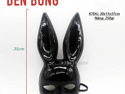 Mặt nạ thỏ Bunny tai dài hoá trang sexy [Nửa mặt trên - 2 màu] MATNA-129