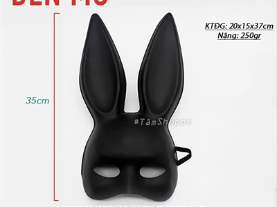 Mặt nạ thỏ Bunny tai dài hoá trang sexy [Nửa mặt trên - 2 màu] MATNA-129