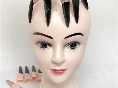 Set 10 móng tay nhọn hoá trang yêu tinh, ma quỷ [Kiểu dán/ chụp - Đủ màu] MONGTAY-01