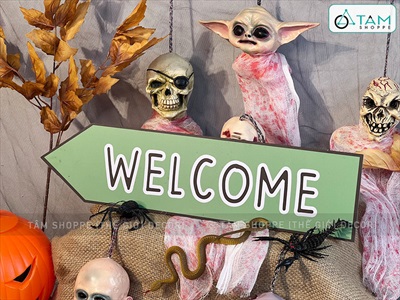 Bảng mũi tên chỉ đường Halloween Formex 5ly nhiều kiểu CHIDUONG-HLW-01