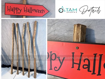 Bảng mũi tên chỉ đường Halloween Formex 5ly nhiều kiểu CHIDUONG-HLW-01