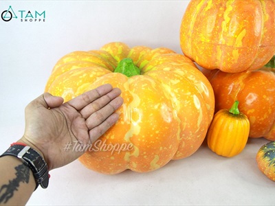 Mô hình quả bí ngô Halloween như thật trang trí TRAI-BINGO-00