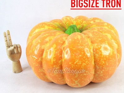 Mô hình quả bí ngô Halloween như thật trang trí TRAI-BINGO-00