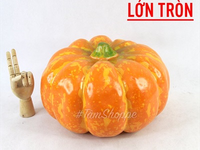 Mô hình quả bí ngô Halloween như thật trang trí TRAI-BINGO-00