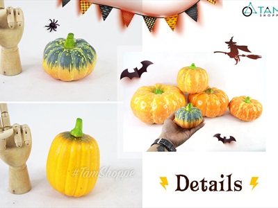 Mô hình quả bí ngô Halloween như thật trang trí TRAI-BINGO-00