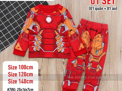 Bộ đồ hóa trang siêu anh hùng đồ bộ (quần + áo) BOHOATRANG-04