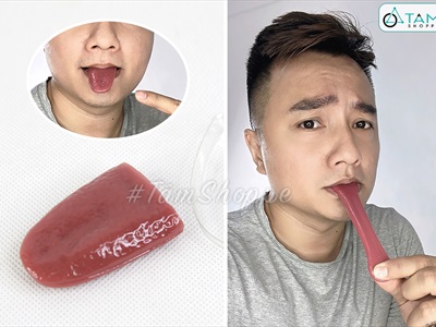 Cái lưỡi giả bằng cao su y như thật DOCHOI-HLW-01