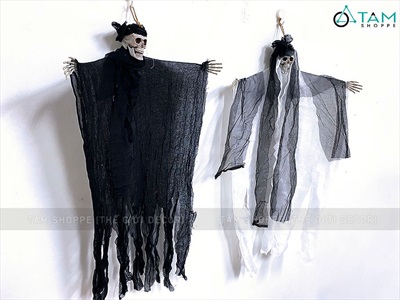 Con ma cô dâu chú rể chiếc khăn gió ấm [Dài 70cm] HLW-MAQUY-10