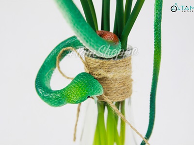 Con rắn hổ mang cao su dẻo 70cm nhiều màu TCV-RAN-02