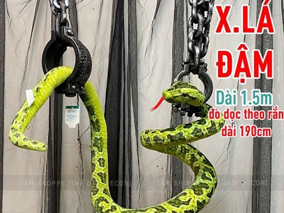 Con rắn lớn trang trí dài 190cm (con trăn) nhồi bông TCV-RAN-03