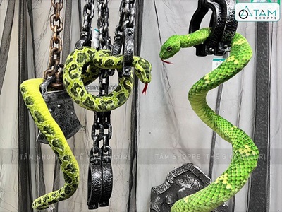 Con rắn lớn trang trí dài 190cm (con trăn) nhồi bông TCV-RAN-03