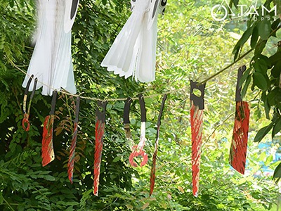 Dây banner giấy treo dao máu nhiều kiểu [Kèm dây - hình in] BANER-HLW-09