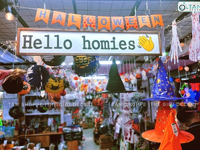 Dây banner chữ Halloween bằng gỗ handmade nhiều kiểu BANER-HLW-01