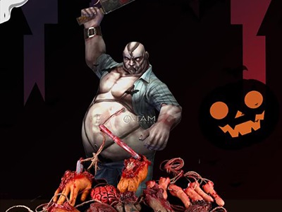 Dây treo Halloween bộ phận cơ thể người máu me [Cao su - kinh dị] DTR-HLW-05