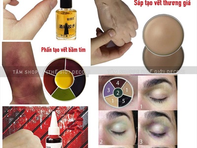 Hộp kem trang điểm tạo vết bầm tím như thật MAKEUP-KEM