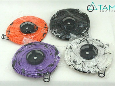 Lồng đèn Halloween giấy khung nhựa có đèn Led ĐK20cm (tặng Pin) LDEN-GIAY-09