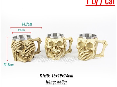 Ly hình đầu lâu ba không độc đáo LNHUA-01