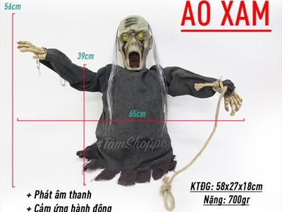 Ma treo một tay điện tử giãy giụa gào thét (cảm ứng tiếng động - tặng Pin) HLW-MAQUY-04