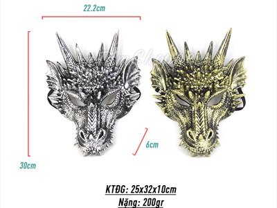 Mặt nạ đầu rồng Smaug dũng mãnh The Hobbit MATNA-88