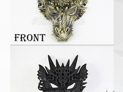 Mặt nạ đầu rồng Smaug dũng mãnh The Hobbit MATNA-88