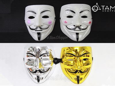Mặt nạ Hacker nhựa nhiều màu MATNA-28